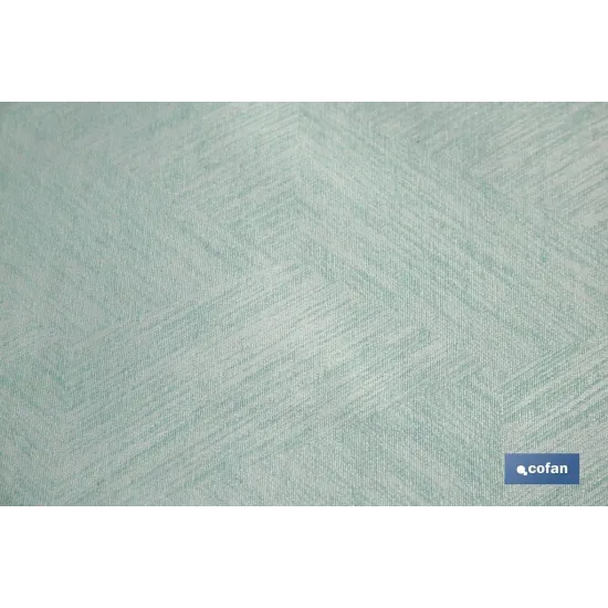 ROLLO DE MANTEL ANTIMANCHAS RESINADO TURQUESA 60 % ALGODÓN, 40 % POLIÉSTER 1,40 X 20 M (PACK - Almacén de Ferretería Acor