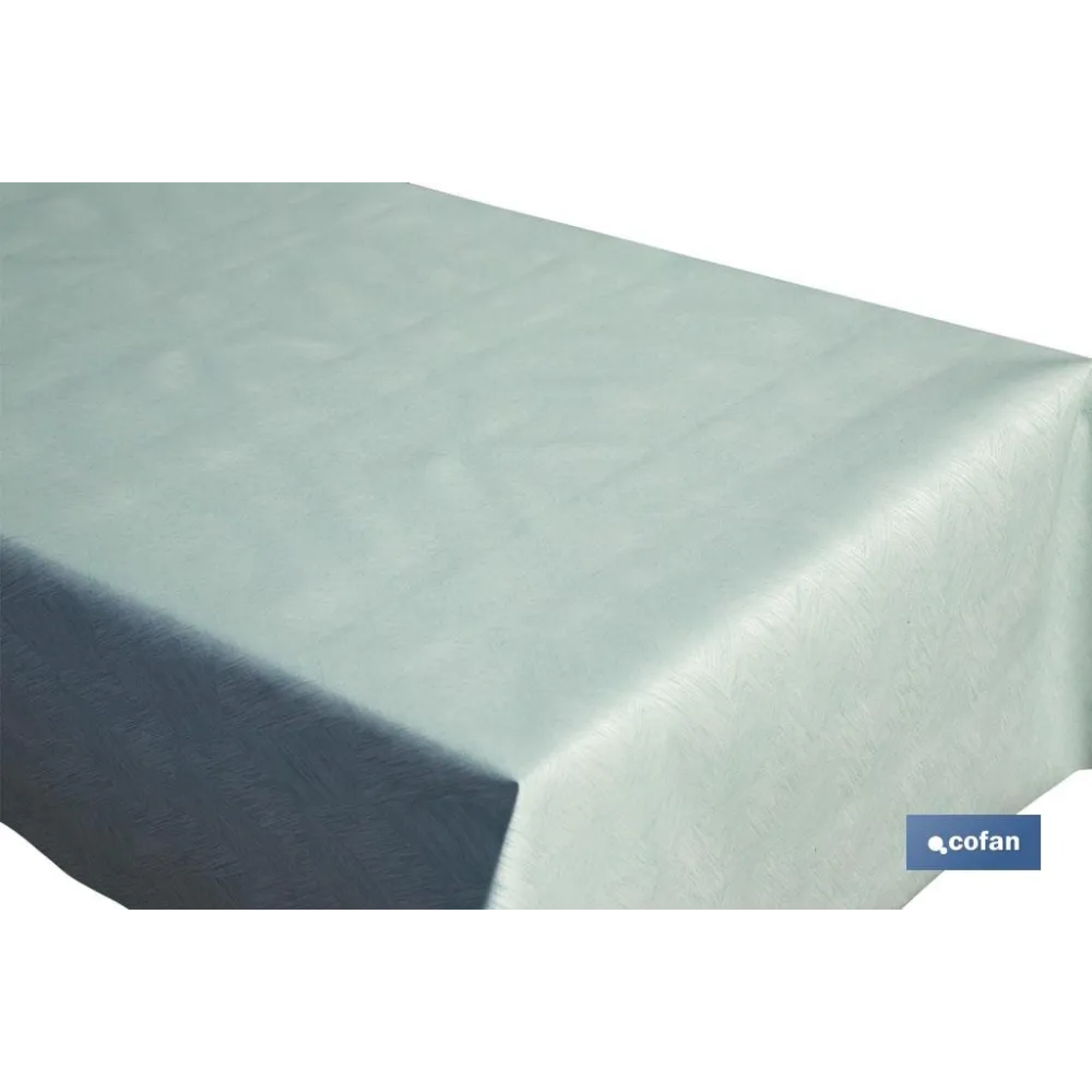ROLLO DE MANTEL ANTIMANCHAS RESINADO TURQUESA 60 % ALGODÓN, 40 % POLIÉSTER 1,40 X 20 M (PACK - Almacén de Ferretería Acor