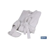 ALBORNOZ BLANCO GR.500/M2 GAMA PALOMA TALLA XL