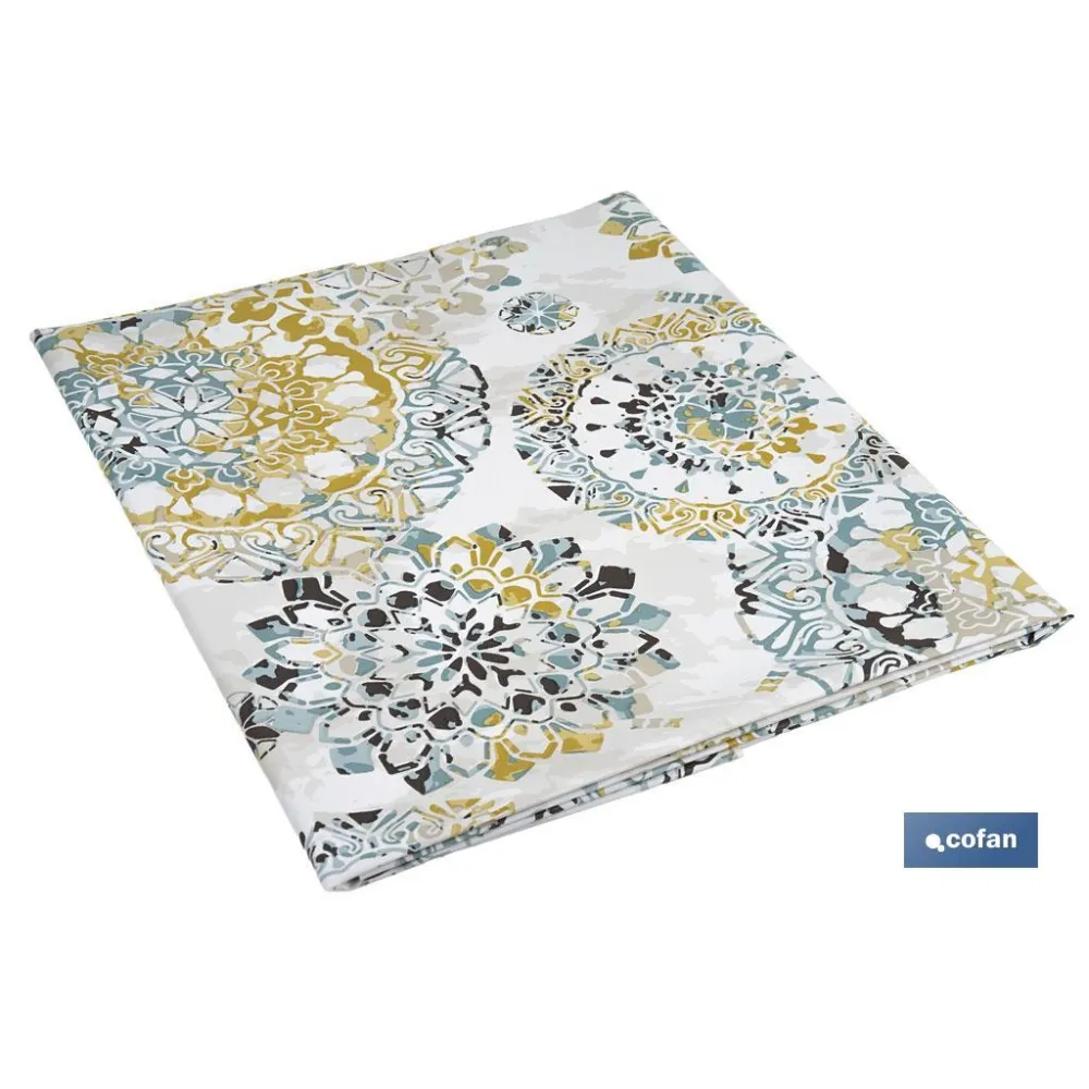 MANTEL ANTIMANCHAS MOSAICO CALIDO 1,40 X 2,50 (PACK: 1 UDS) - Almacén de Ferretería Acor