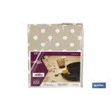 MANTEL ANTIMANCHA LUNARES BEIGE 1,40 X 2,00 (PACK: 1 UDS) - Almacén de Ferretería Acor