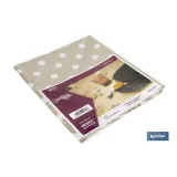 MANTEL ANTIMANCHA LUNARES BEIGE 1,40 X 3,00 (PACK: 1 UDS) - Almacén de Ferretería Acor
