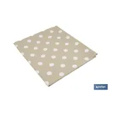 MANTEL ANTIMANCHA LUNARES BEIGE 1,40 X 3,00 (PACK: 1 UDS) - Almacén de Ferretería Acor