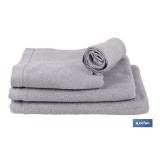 TOALLA LAVABO GRIS PERLA GR.580/M2 GAMA PERLAN 50X100cm