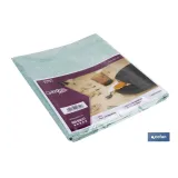 MANTEL ANTIMANCHAS RESINADO TURQUESA 1,40 x2,00m (PACK: 1 UDS) - Almacén de Ferretería Acor
