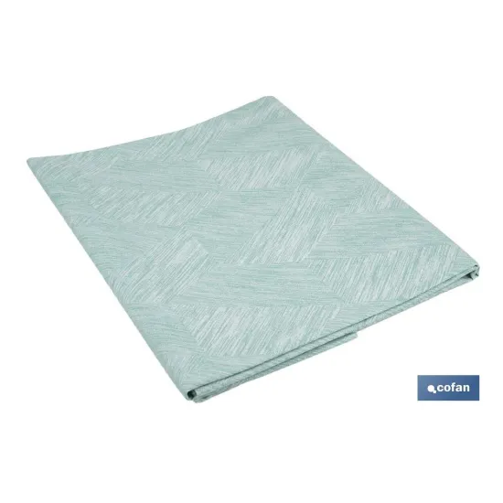 MANTEL ANTIMANCHAS RESINADO TURQUESA 1,40 x2,00m (PACK: 1 UDS) - Almacén de Ferretería Acor