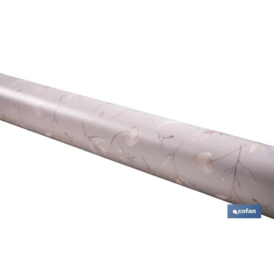 ROLLO DE HULE DISEÑO BOTÁNICO CON RAMAS DORADAS 1,40 X 20 M (PACK: 1 UDS) - Almacén de Ferretería Acor