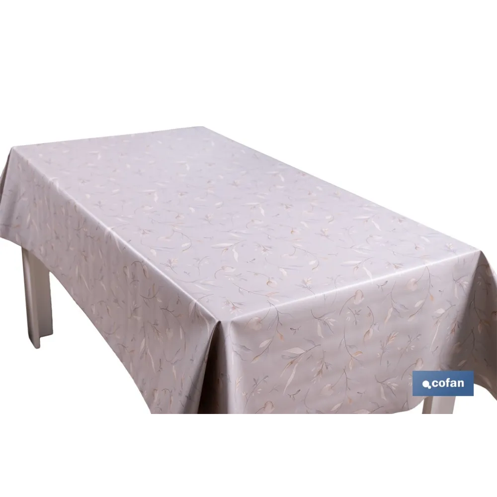 ROLLO DE HULE DISEÑO BOTÁNICO CON RAMAS DORADAS 1,40 X 20 M (PACK: 1 UDS) - Almacén de Ferretería Acor