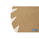 BAJOPLATO REDONDO DE COLOR NATURAL MEDIDA 38 CM (PACK: 6 UDS) - Almacén de Ferretería Acor