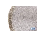 BAJOPLATO REDONDO DE COLOR CHAMPAGNE MEDIDA 38 CM (PACK: 6 UDS) - Almacén de Ferretería Acor