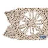 BAJOPLATO EN FORMA ESTRELLA  FIBRA NATURAL MEDIDA 30 CM (PACK: 6 UDS) - Almacén de Ferretería Acor