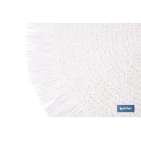 BAJOPLATO REDONDO FLECOS DE COLOR BLANCO MEDIDA 38 CM (PACK: 6 UDS) - Almacén de Ferretería Acor