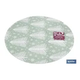 BAJOPLATO REDONDO DE COLOR VERDE / BLANCO MEDIDA 38 CM (PACK: 6 UDS) - Almacén de Ferretería Acor