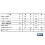 ALBORNOZ BEIGE GR.500/M2 MODELO ABISINIA TALLA S
