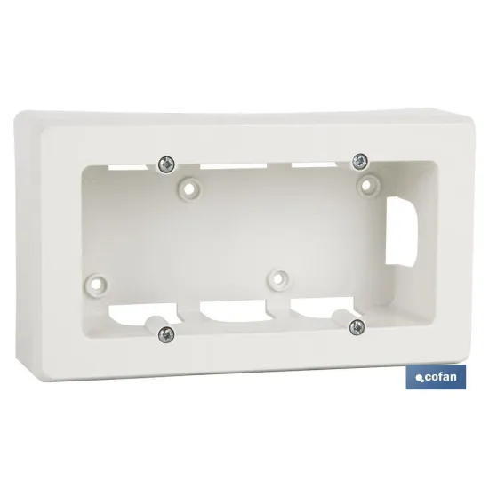 ZÓCALO SUPERFICIE 94X96X43 PARA 1 ELEMENTO. BLANCO (PACK: 1 UDS) - Almacén de Ferretería Acor