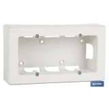 ZÓCALO SUPERFICIE 94X96X43 PARA 1 ELEMENTO. BLANCO (PACK: 1 UDS) - Almacén de Ferretería Acor