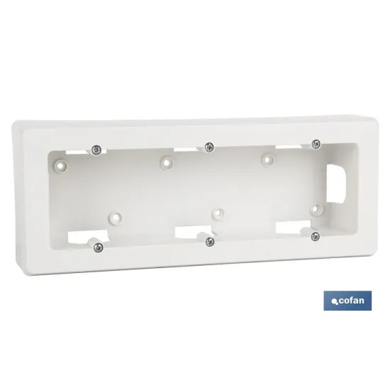ZÓCALO SUPERFICIE 94X96X43 PARA 1 ELEMENTO. BLANCO (PACK: 1 UDS) - Almacén de Ferretería Acor