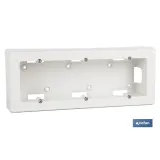 ZÓCALO SUPERFICIE 94X96X43 PARA 1 ELEMENTO. BLANCO (PACK: 1 UDS) - Almacén de Ferretería Acor