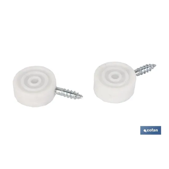 BL 2 UDS SOPORTE VITRINA BLANCO (PACK: 12 UDS) - Almacén de Ferretería Acor