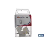 BL 2 UDS SOPORTE BARRA ARMARIO LATONADO (PACK: 10 UDS) - Almacén de Ferretería Acor