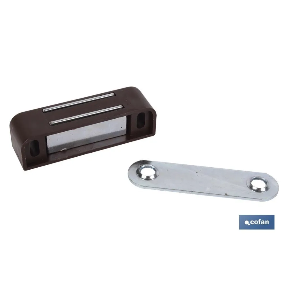 2 CIERRES MAGNETICO MARRON (PACK: 12 UDS) - Almacén de Ferretería Acor