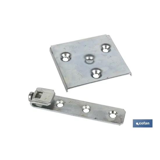 2 COLGADOR DE ARMARIO ZINCADO 53MM (PACK: 12 UDS) - Almacén de Ferretería Acor