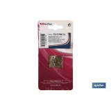 2 UDS. BISAGRA DE HIERRO LATONADO FIN ALTO 40X35 VENTA UNITARIA (PACK: 1 UDS) - Almacén de Ferretería Acor