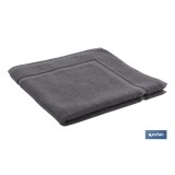 ALFOMBRA BAÑO GRIS ANTRACITA GR.1000 MODELO PIEDRA 60x60cm