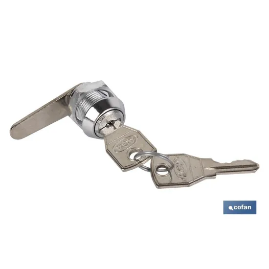 CERRADURA PARA BUZÓN RECTA (2 LLAVES) VENTA UNITARIA (PACK: 1 UDS) - Almacén de Ferretería Acor