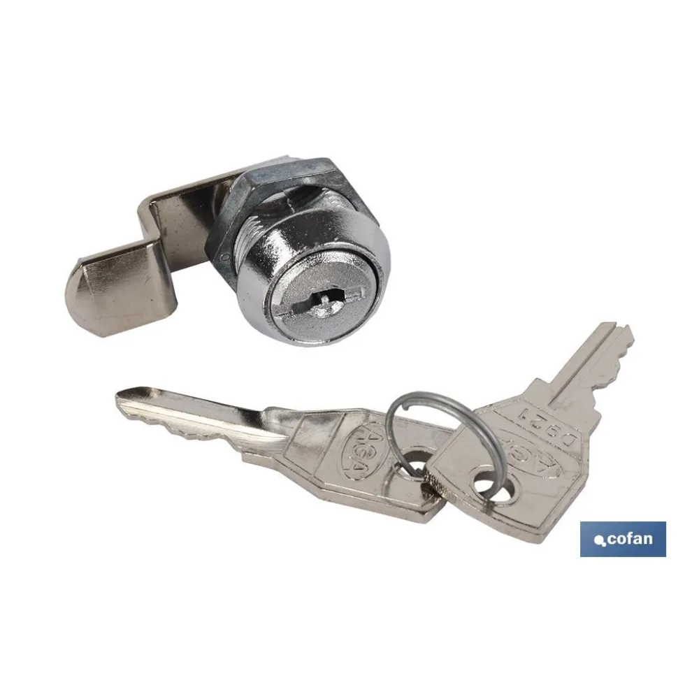 CERRADURA BUZON CURVA ( 2 LLAVES ) (PACK: 12 UDS) - Almacén de Ferretería Acor