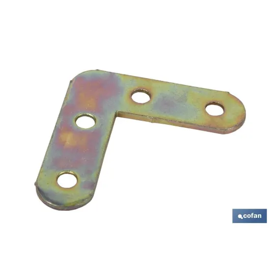 4 UDS ESCUADRA PLANA 40MM (PACK: 12 UDS) - Almacén de Ferretería Acor