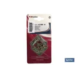 4 UDS ESCUADRA PLANA 60MM (PACK: 12 UDS) - Almacén de Ferretería Acor