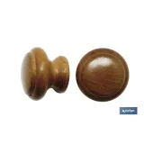 2 UDS POMO ROBLE 30MM (PACK: 12 UDS) - Almacén de Ferretería Acor