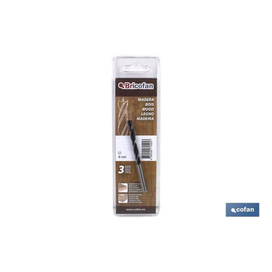 BL 1 UDS BROCA 3 PUNTAS BRICOFAN 7 mm (PACK: 1 UDS) - Almacén de Ferretería Acor