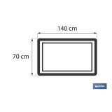 TOALLA DUCHA ORANGE  GR.580/M2  MODELO AMANECER 70X140cm