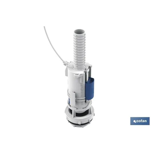DESCARGADOR WC CON DOBLE PULSADOR MODELO EUME (PACK: 1 UDS) - Almacén de Ferretería Acor