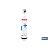 DESCARGADOR PARA WC CON DOBLE PULSADOR Y BASE ROSCADA MODELO TAMBRE (PACK: 1 UDS) - Almacén de Ferretería Acor