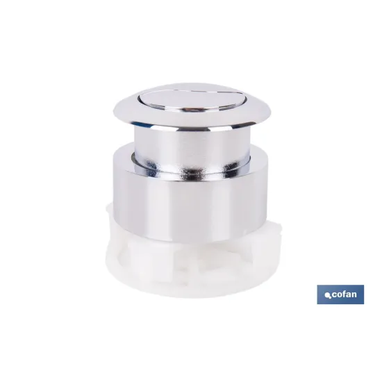 PULSADOR DE DOBLE DESCARGA PARA DESCARGADOR MODELO TAMBRE (PACK: 1 UDS) - Almacén de Ferretería Acor