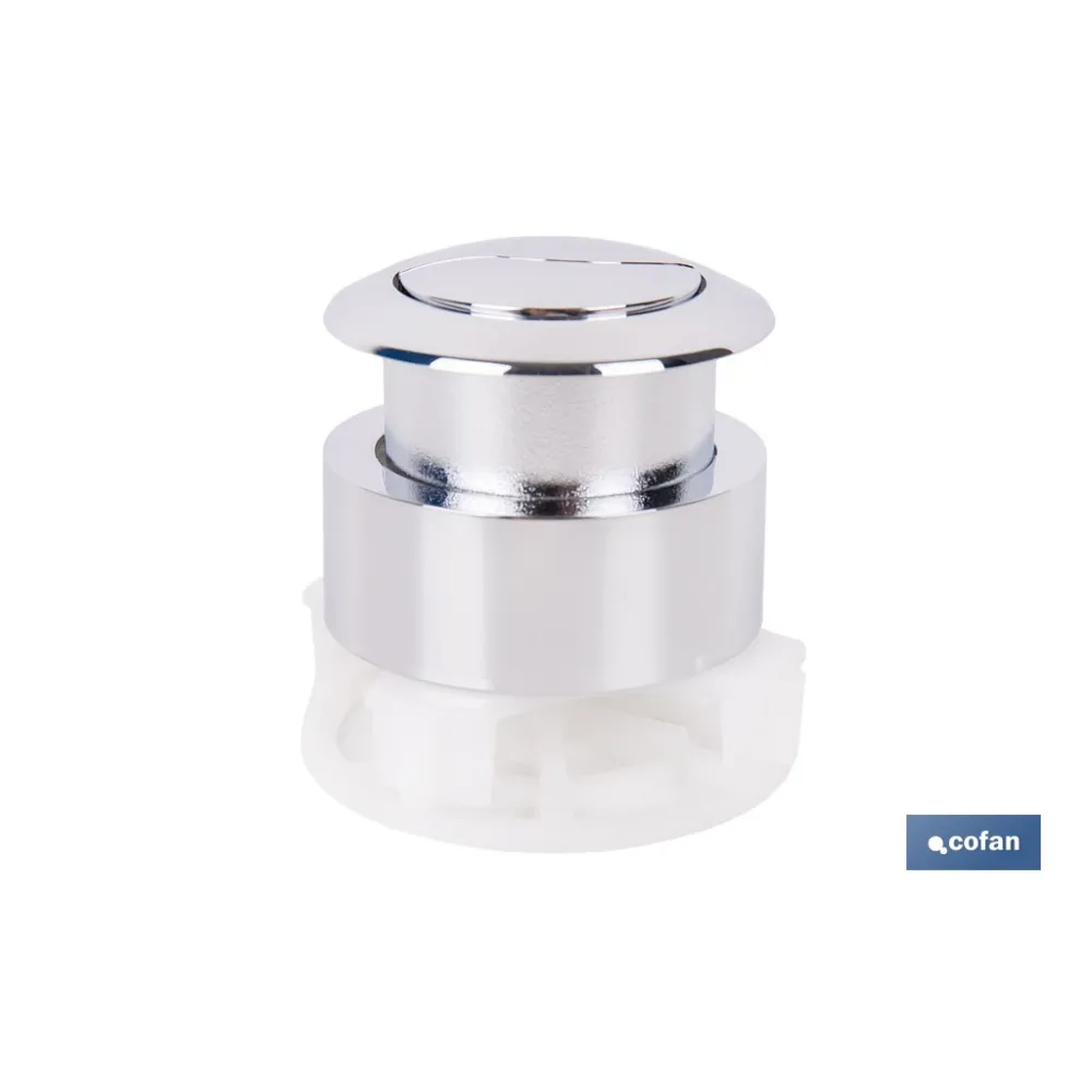 PULSADOR DE DOBLE DESCARGA PARA DESCARGADOR MODELO TAMBRE (PACK: 1 UDS) - Almacén de Ferretería Acor