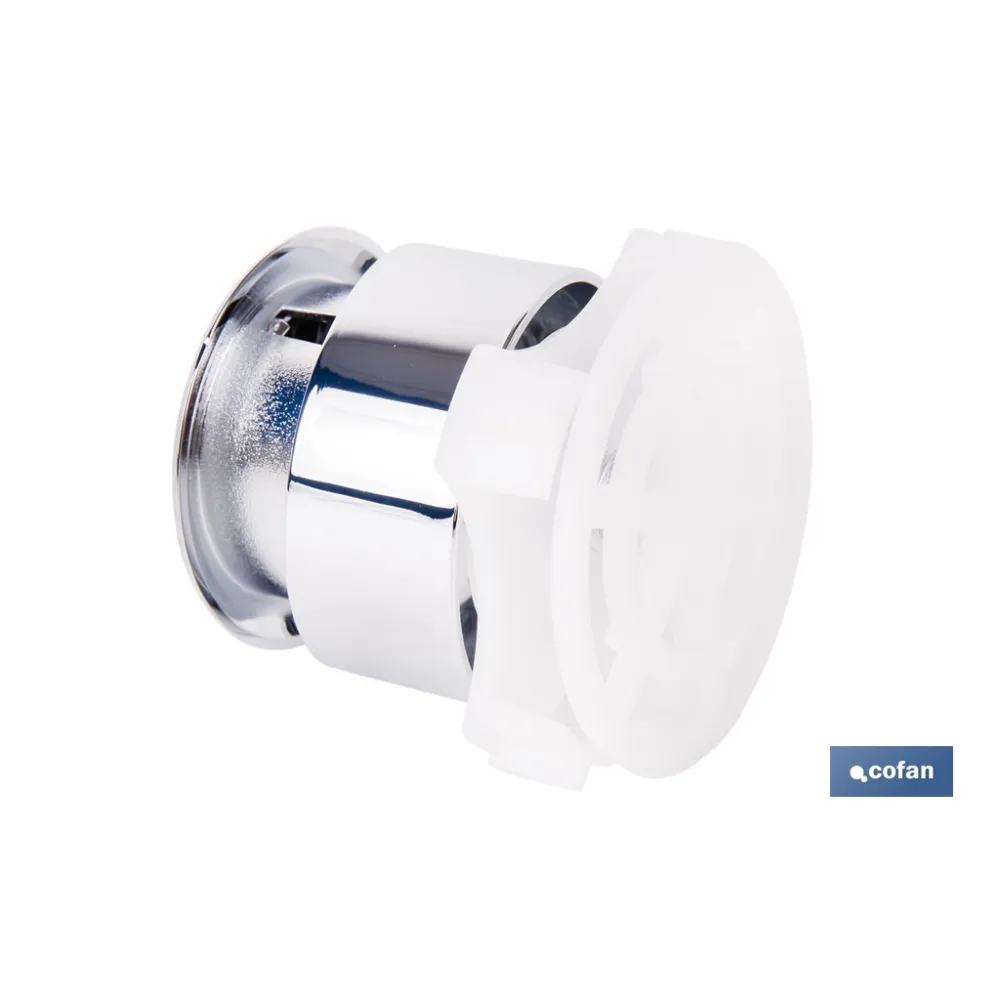 PULSADOR DE DOBLE DESCARGA PARA DESCARGADOR MODELO TAMBRE (PACK: 1 UDS) - Almacén de Ferretería Acor