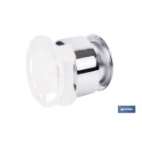 PULSADOR DE DOBLE DESCARGA PARA DESCARGADOR MODELO TAMBRE (PACK: 1 UDS) - Almacén de Ferretería Acor
