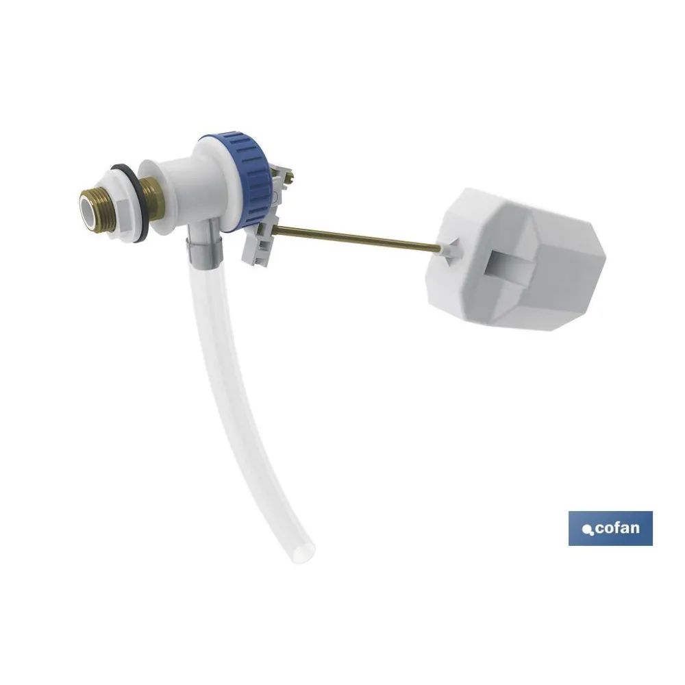 GRIFO DE ALIMENTACIÓN WC LATERAL CON BOYA MODELO DISMAL (PACK: 1 UDS) - Almacén de Ferretería Acor