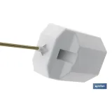 GRIFO DE ALIMENTACIÓN WC LATERAL CON BOYA MODELO DISMAL (PACK: 1 UDS) - Almacén de Ferretería Acor