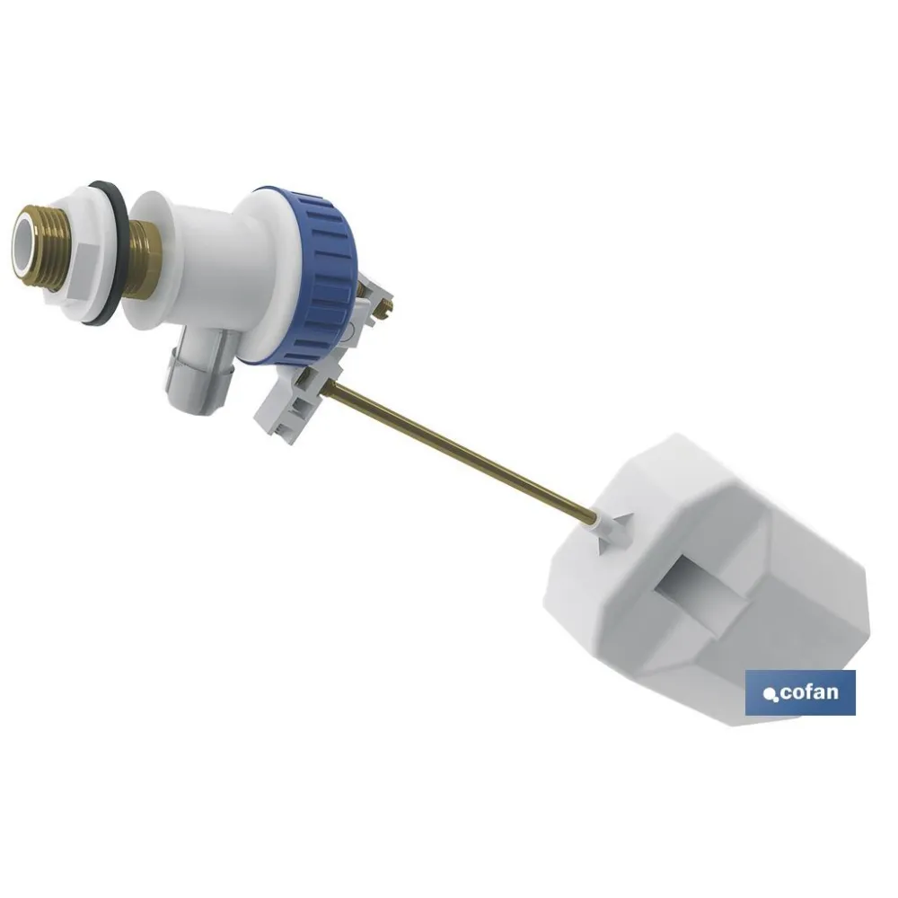 GRIFO DE ALIMENTACIÓN WC LATERAL CON BOYA MODELO DISMAL (PACK: 1 UDS) - Almacén de Ferretería Acor