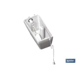 CISTERNA TANQUE ALTO COMPLETA MODELO ZEYA (PACK: 1 UDS) - Almacén de Ferretería Acor