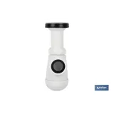 SIFÓN BOTELLA CON SALIDA Ø32-40 Y VÁLVULA LAVABO BIDÉ 1 1/2 x 70 (PACK: 1 UDS) - Almacén de Ferretería Acor