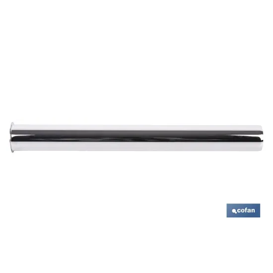 TUBO CROMADO PARA SIFÓN DE BOTELLA Ø32 X 300 MM (PACK: 1 UDS) - Almacén de Ferretería Acor