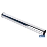 TUBO CROMADO PARA SIFÓN DE BOTELLA Ø32 X 300 MM (PACK: 1 UDS) - Almacén de Ferretería Acor