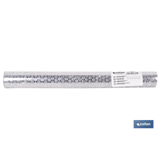 TUBO CROMADO PARA SIFÓN DE BOTELLA Ø32 X 300 MM (PACK: 1 UDS) - Almacén de Ferretería Acor