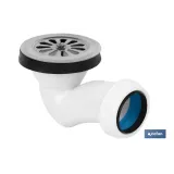 VÁLVULA SIFÓNICA PLATO DE DUCHA Ø60 CON SALIDA Ø32-40 Y REJILLA INOX. (PACK: 1 UDS) - Almacén de Ferretería Acor